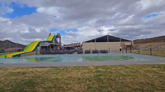 Pool and Slides at Absolutely Wild
